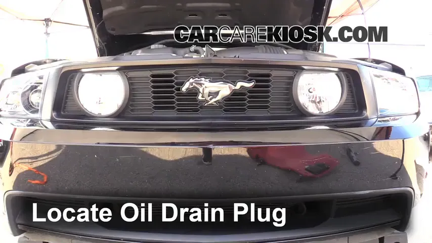 2012 Ford Mustang GT 5.0L V8 Coupe Oil Change Oil and Oil Filter